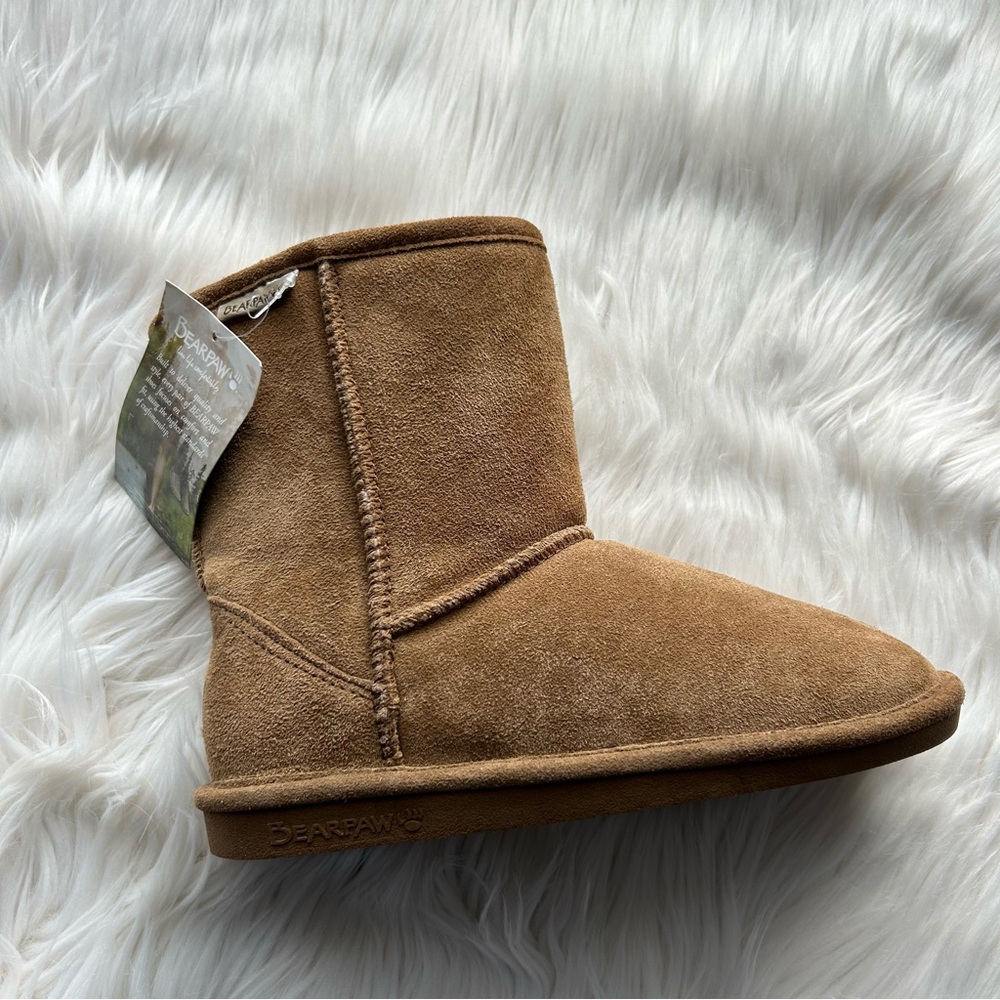 Bearpaw Tan Suede Boots